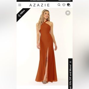 Azazie Rue Bridesmaid dress in paprika-6